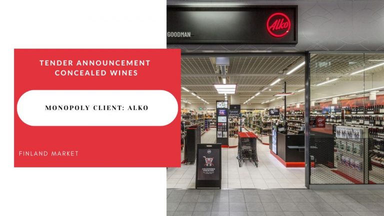 A new ALKO (Finland) and TSV tenders for Systembolaget (Sweden)